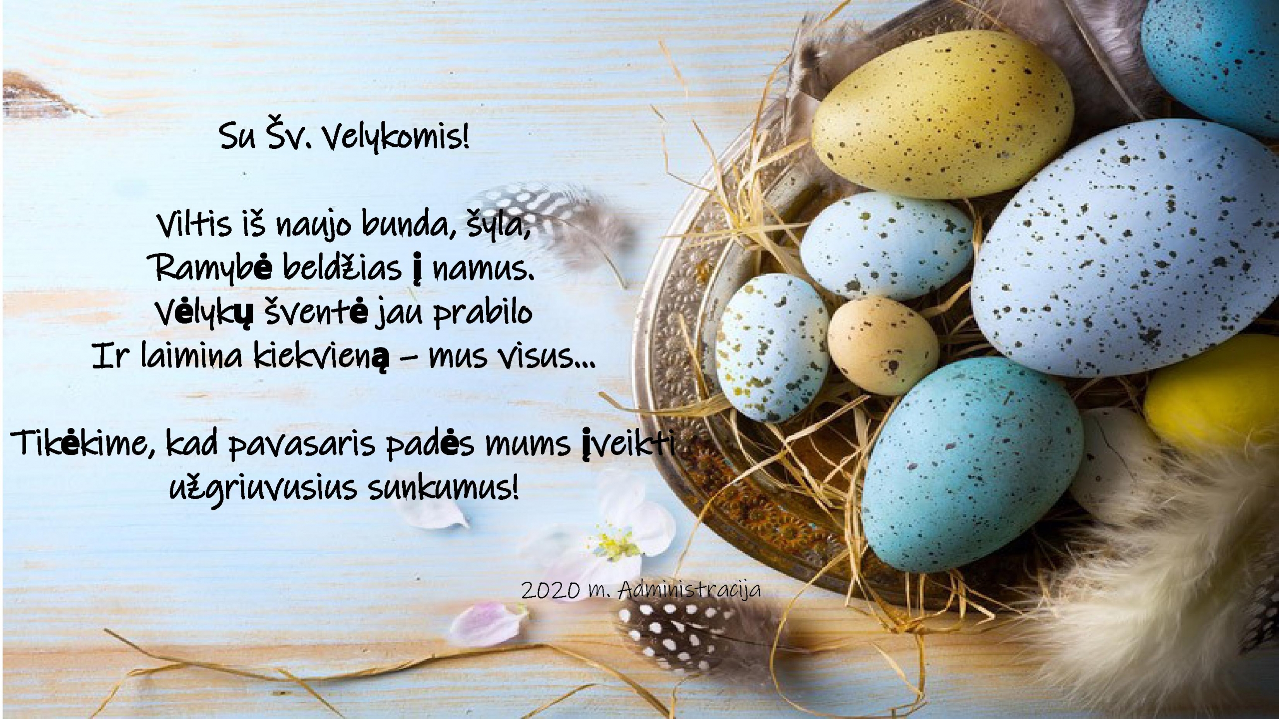 Su Šv. Velykomis!