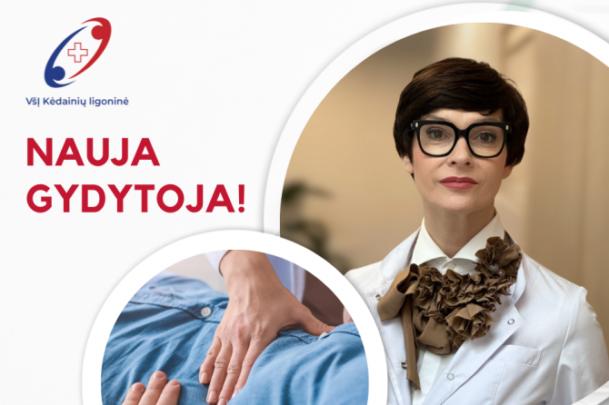 Nauja gydytoja gastroenterologė