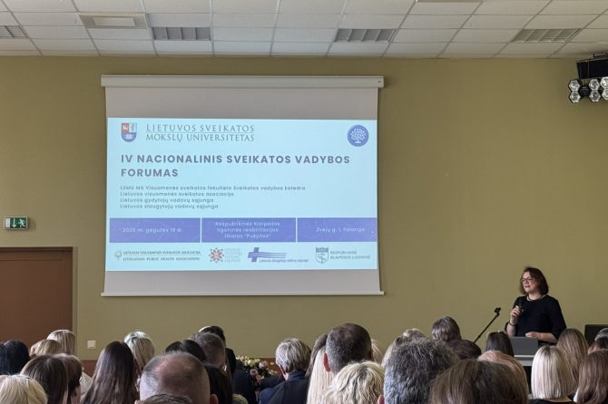 Kėdainių ligoninė dalyvauja IV Nacionaliniame sveikatos vadybos forume!