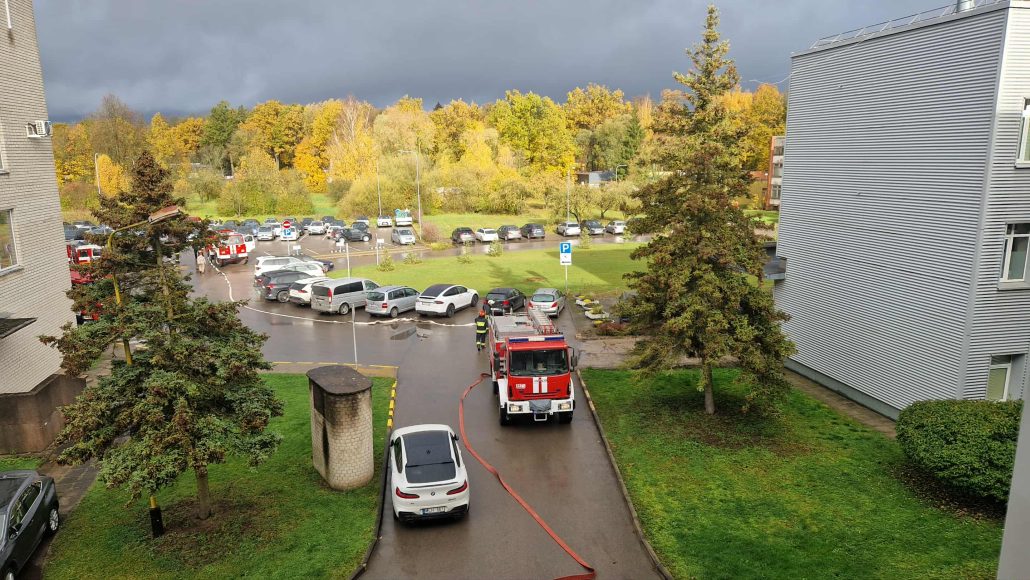 Priešgaisrinės saugos pratybos