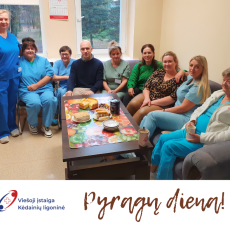 Reanimacijos skyrius Pyragų diena Kėdainių ligoninėje