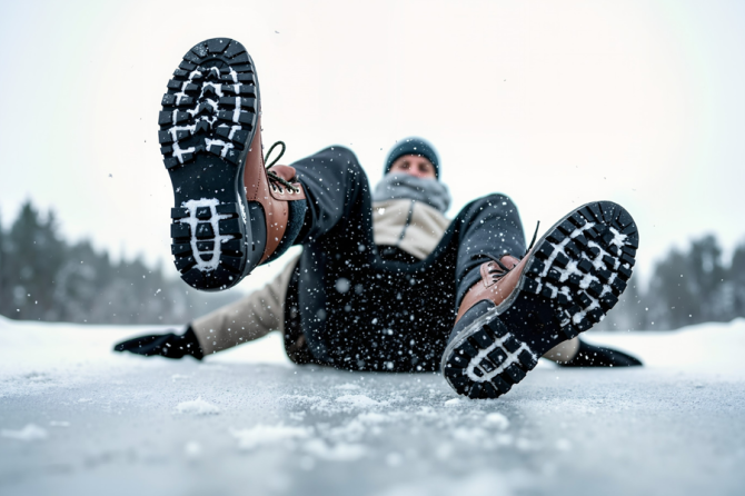 Kaip išvengti traumų žiemą, kai slidu? Ką daryti patyrus traumą?