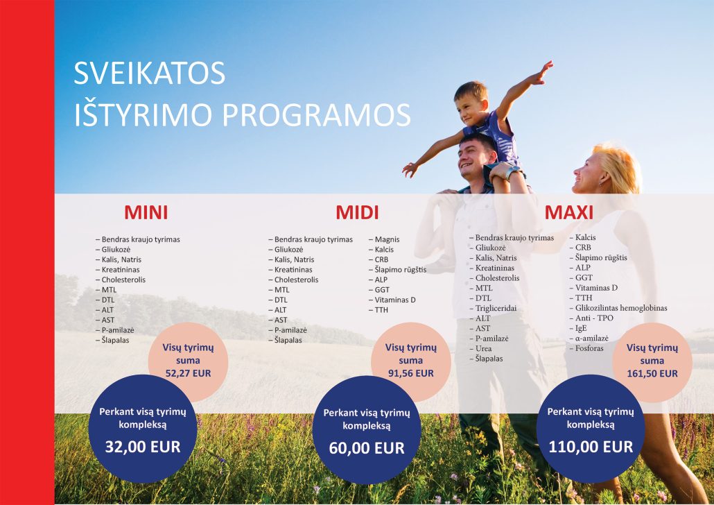 tyrimai laboratorijos tyrimai